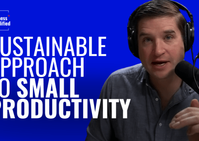 Sustainable Approach To Small Productivity | Cal Newport