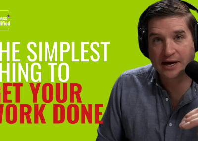 The Simplest Thing To Get Your Work Done | Cal Newport